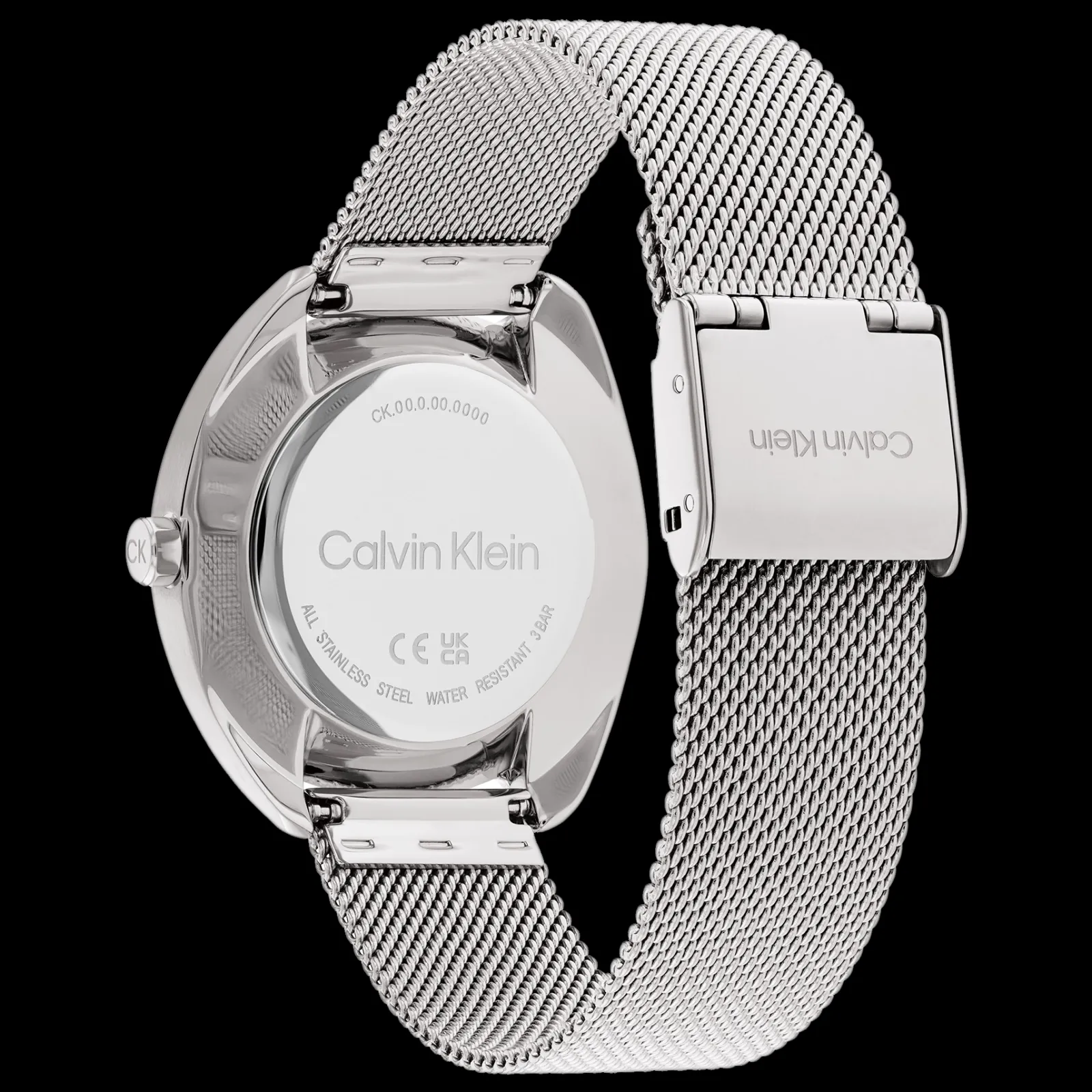 Rosa E Aco Em Malha Milanesa-Calvin Klein Watches Sale