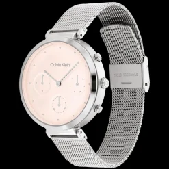 Rosa E Aco Em Malha Milanesa-Calvin Klein Watches New