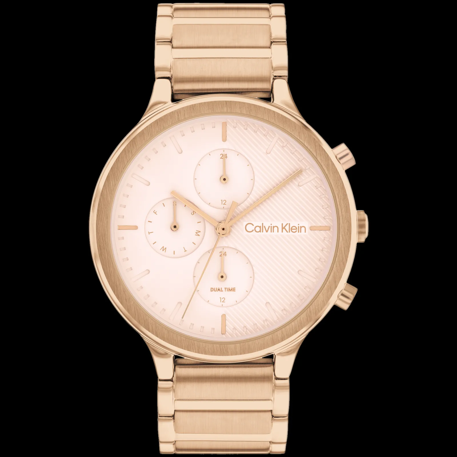 Rosa E Dourado Rosa Em Aco-Calvin Klein Watches Discount