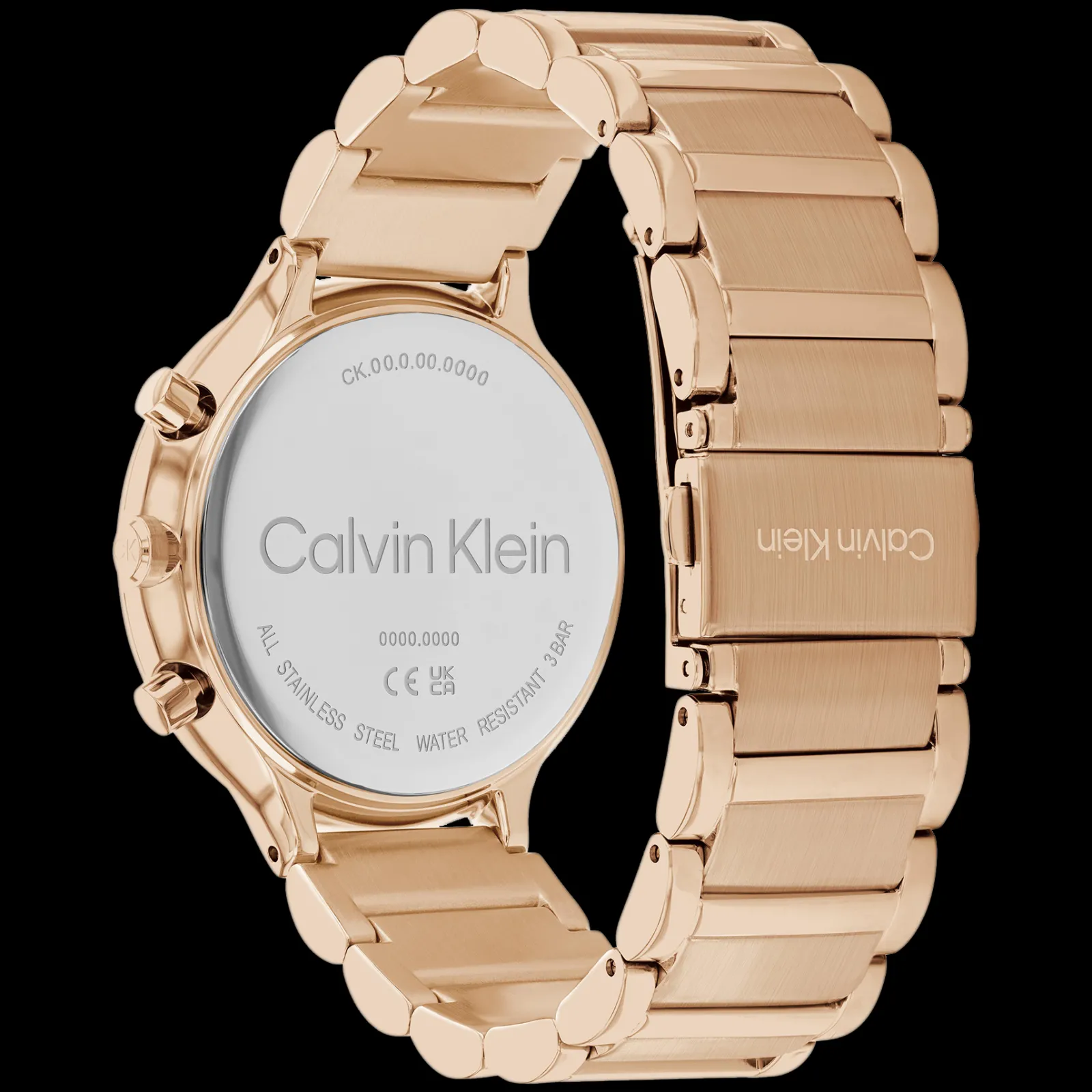 Rosa E Dourado Rosa Em Aco-Calvin Klein Watches Discount