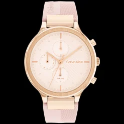 Rosa Em Aco E Silicone Rosa-Calvin Klein Watches Clearance