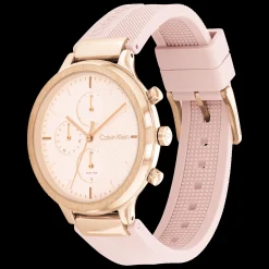 Rosa Em Aco E Silicone Rosa-Calvin Klein Watches Clearance