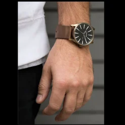 Sentry Leather Brass/Black/Brown-Nixon New