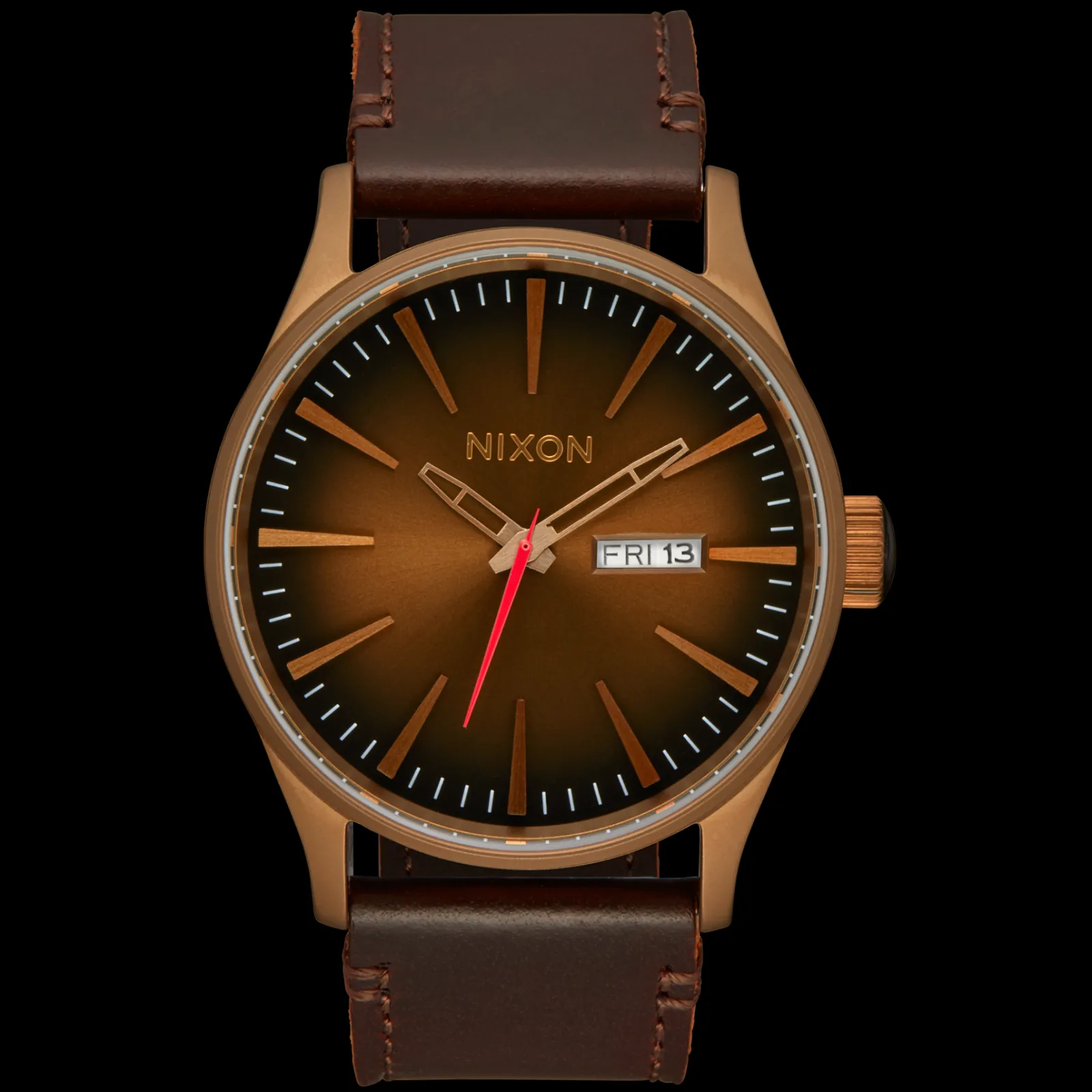 Sentry Leather Bronze/Black-Nixon Store