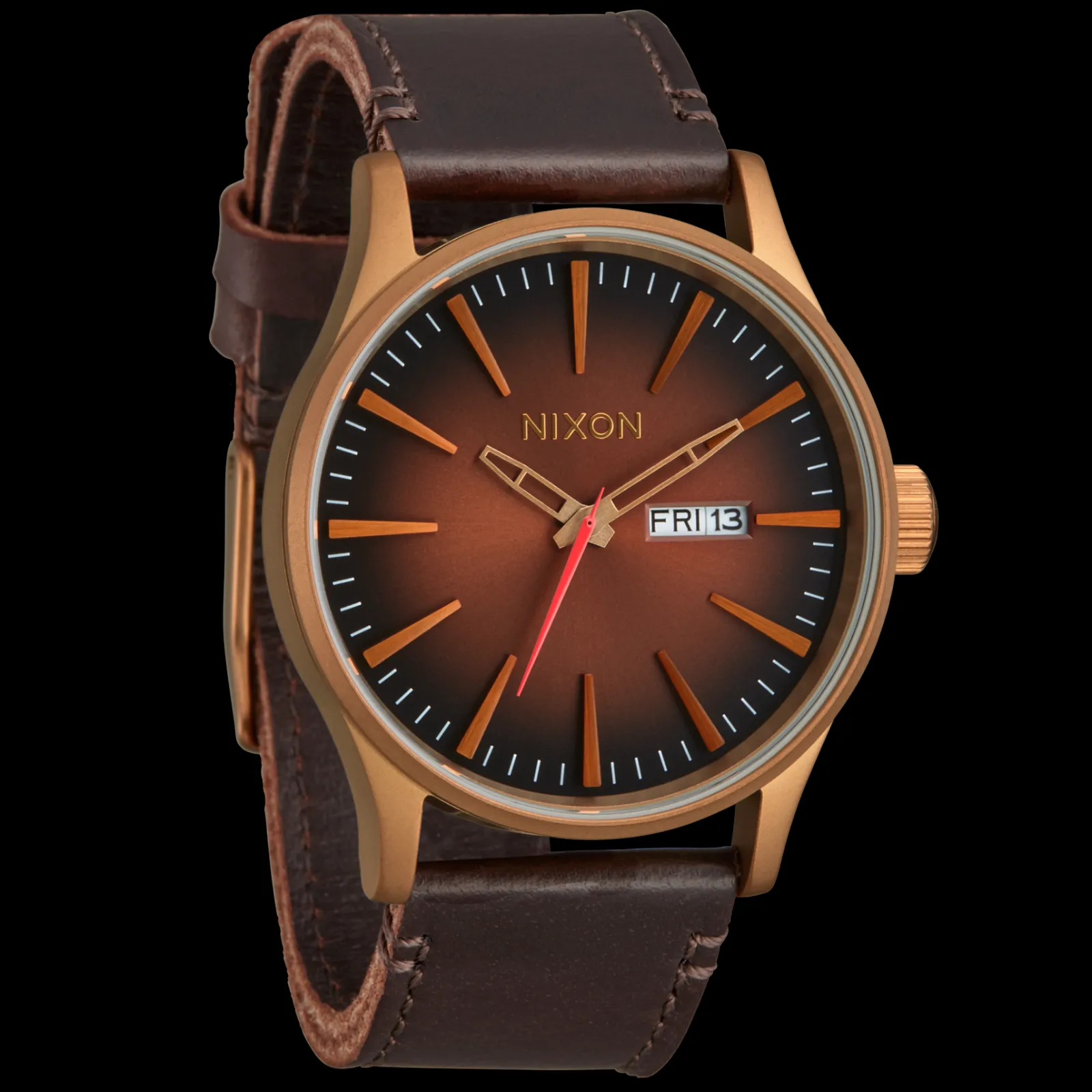 Sentry Leather Bronze/Black-Nixon Store
