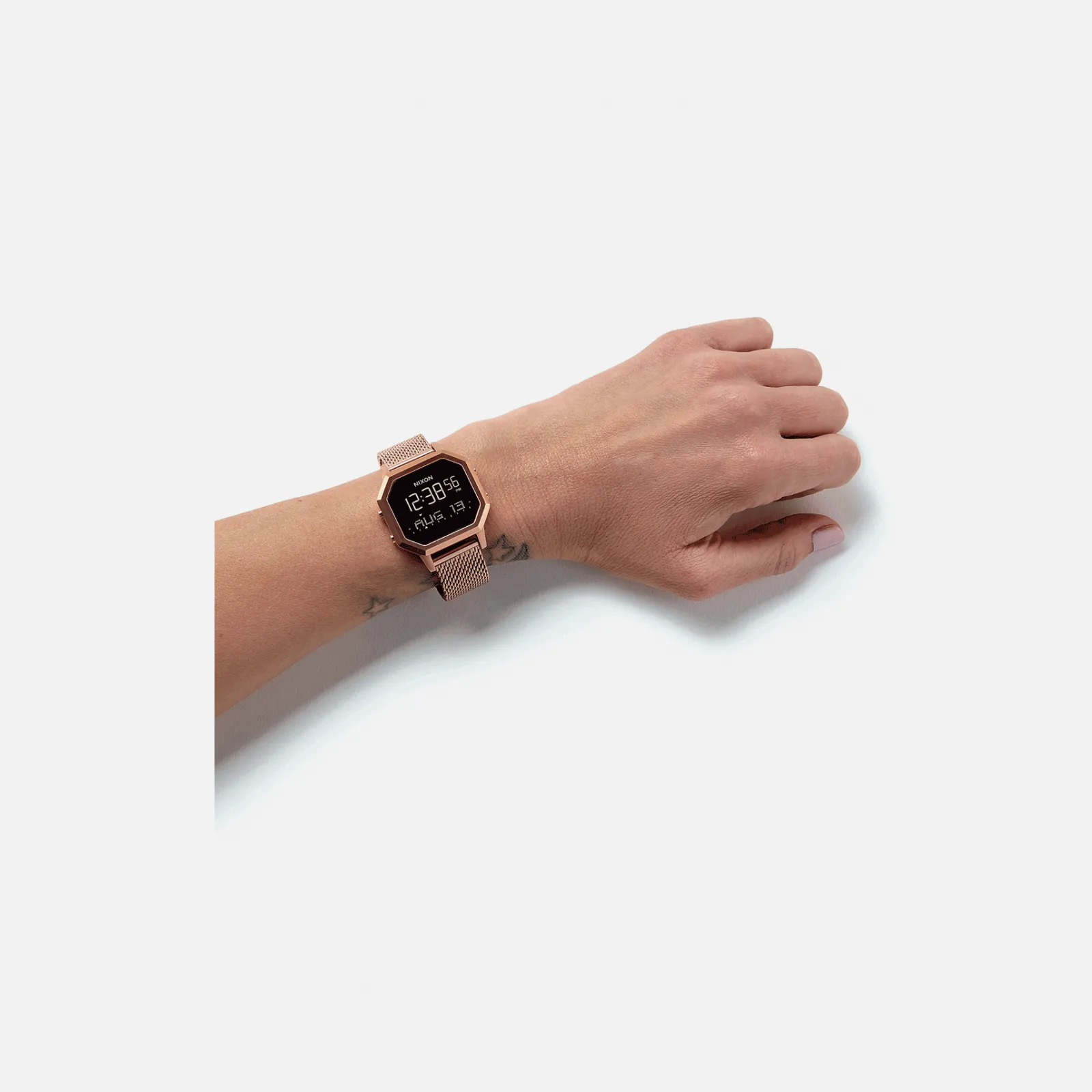 Siren Milanese All Rose Gold-Nixon Fashion