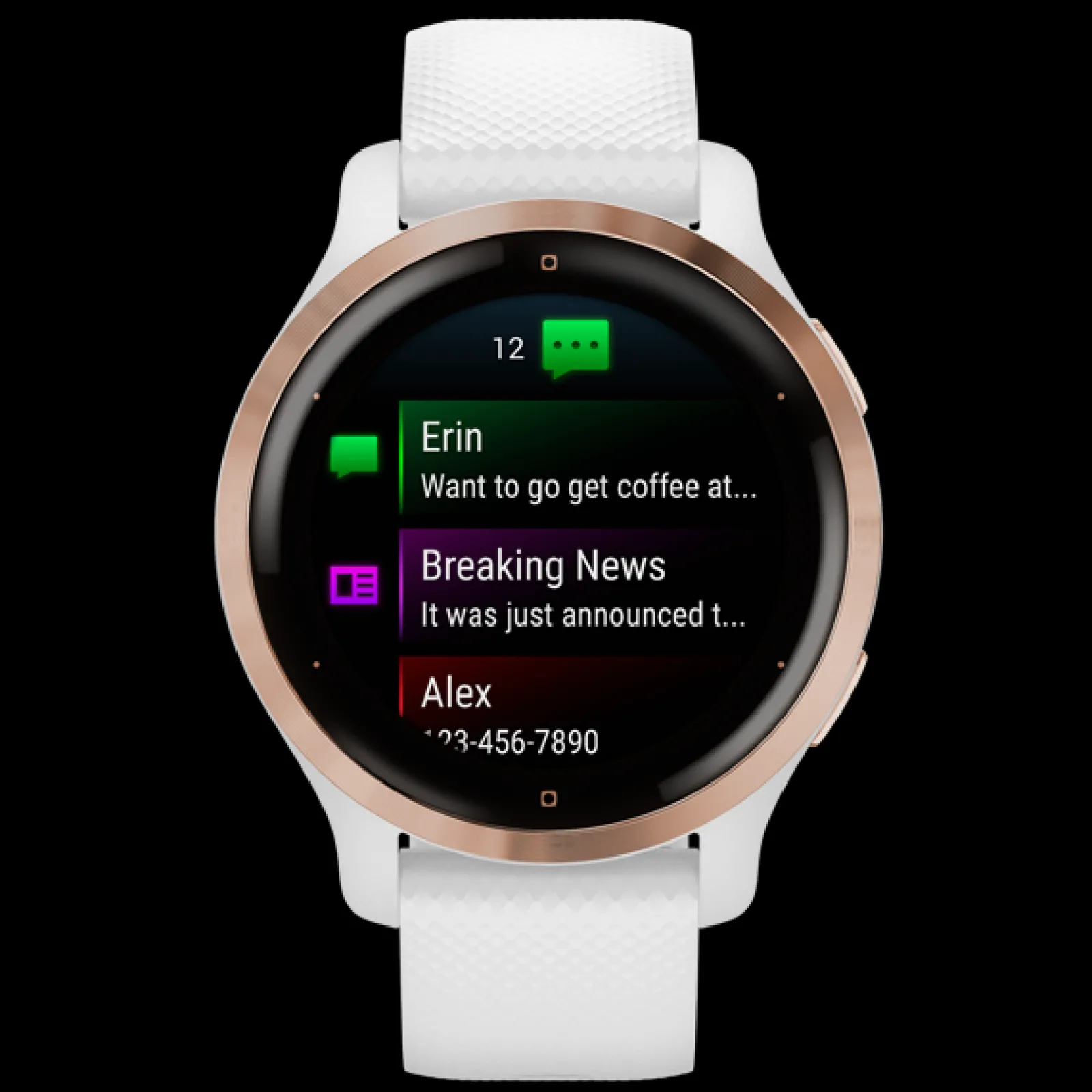 Smartwatch Venu 2S Rose Gold / White-Garmin Sale