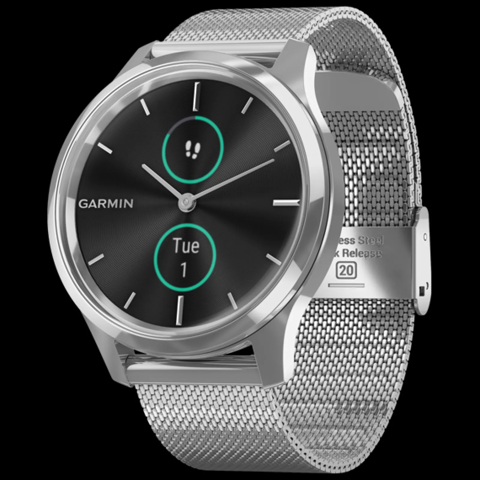 Smartwatch Vivomove 3 Luxe Milanese Silv-Garmin Shop