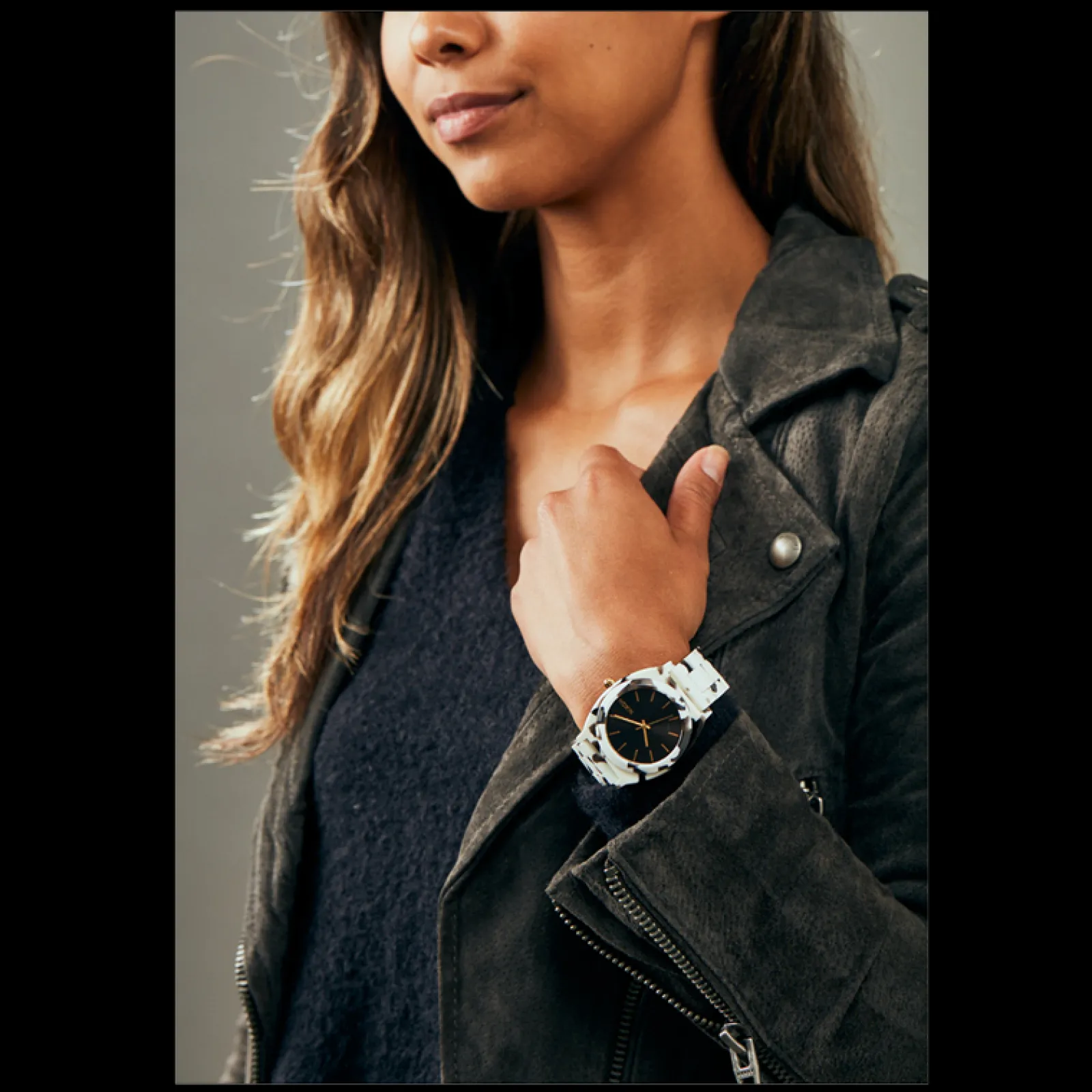 Time Teller Acetate Black Tortoise-Nixon Shop