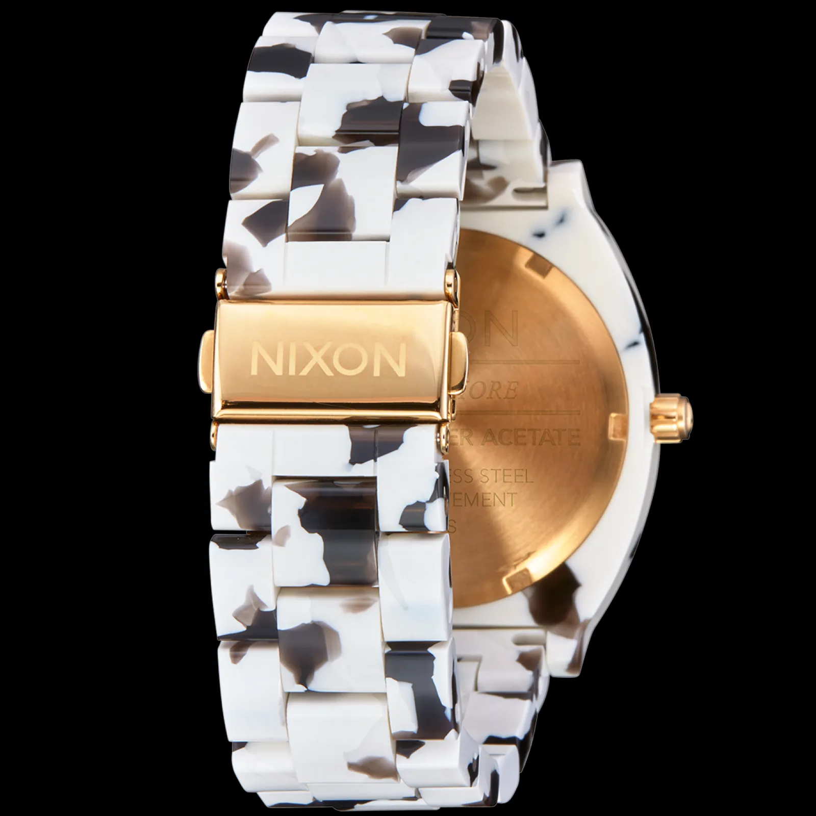 Time Teller Acetate Black Tortoise-Nixon Shop
