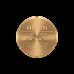 Time Teller Acetate Black Tortoise-Nixon Shop