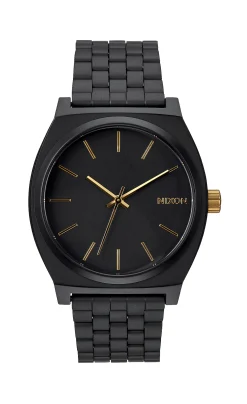 Time Teller Matte Black Gold-Nixon Cheap